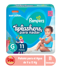 Pampers Splashers Pants para el Agua G