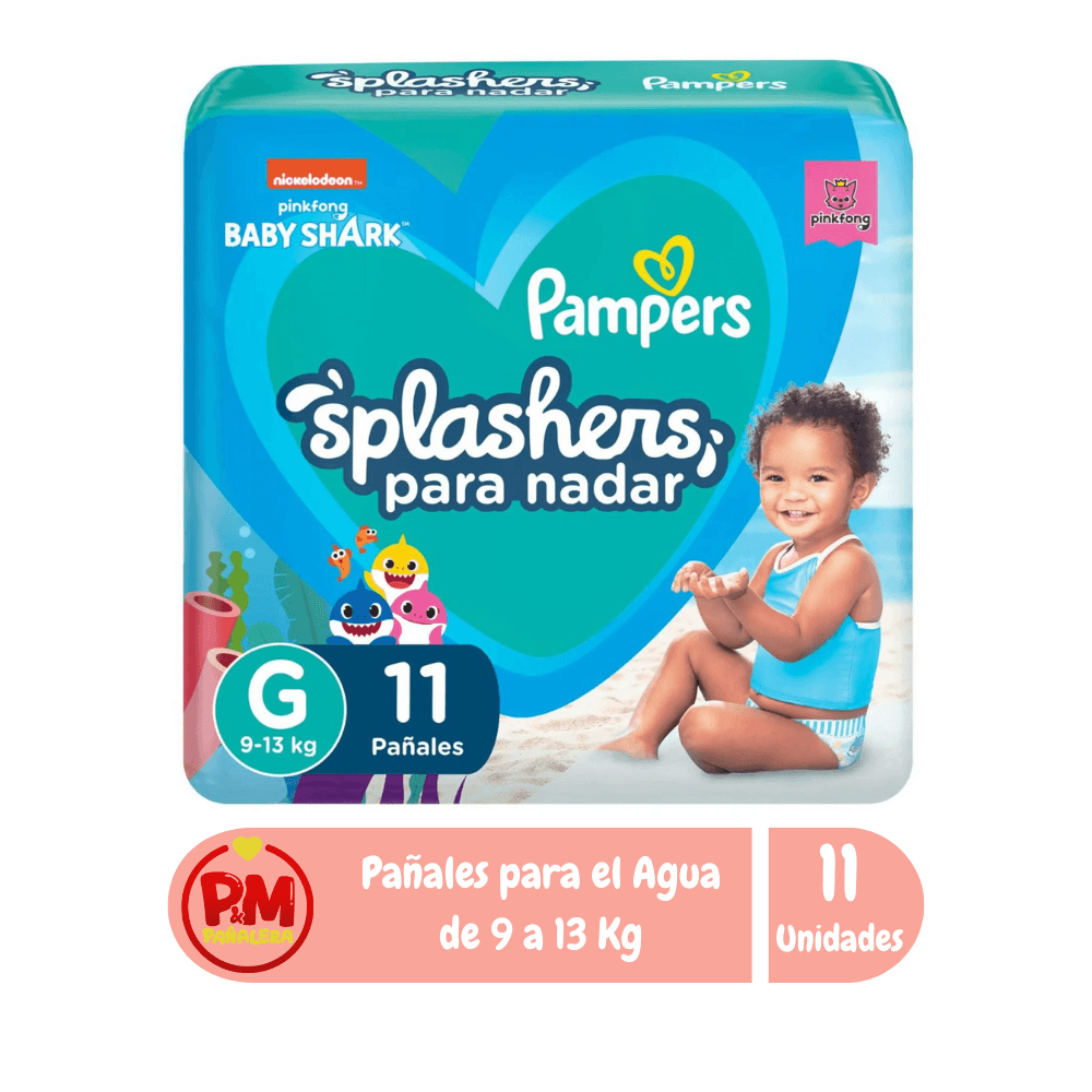 Pampers Splashers Pants para el Agua G