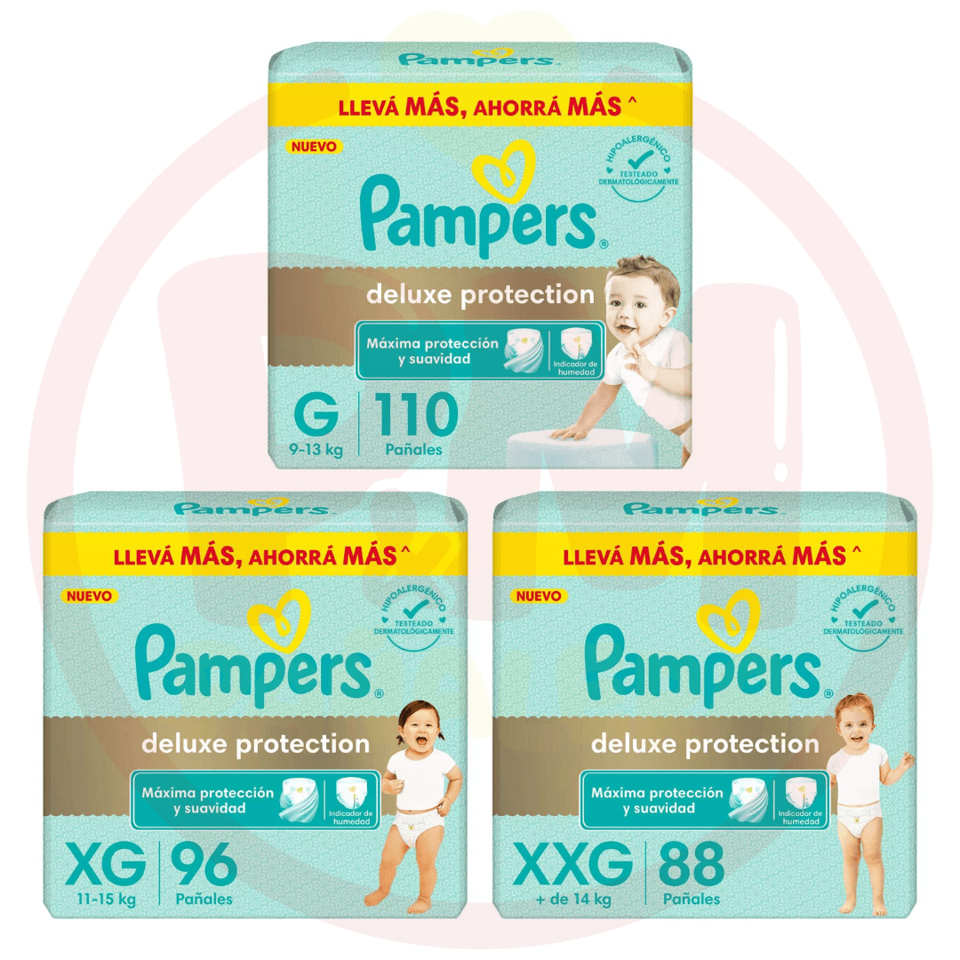 Pampers Deluxe Protection Mes Ahorro