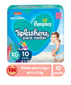 Pampers Splashers Pants para el Agua XG