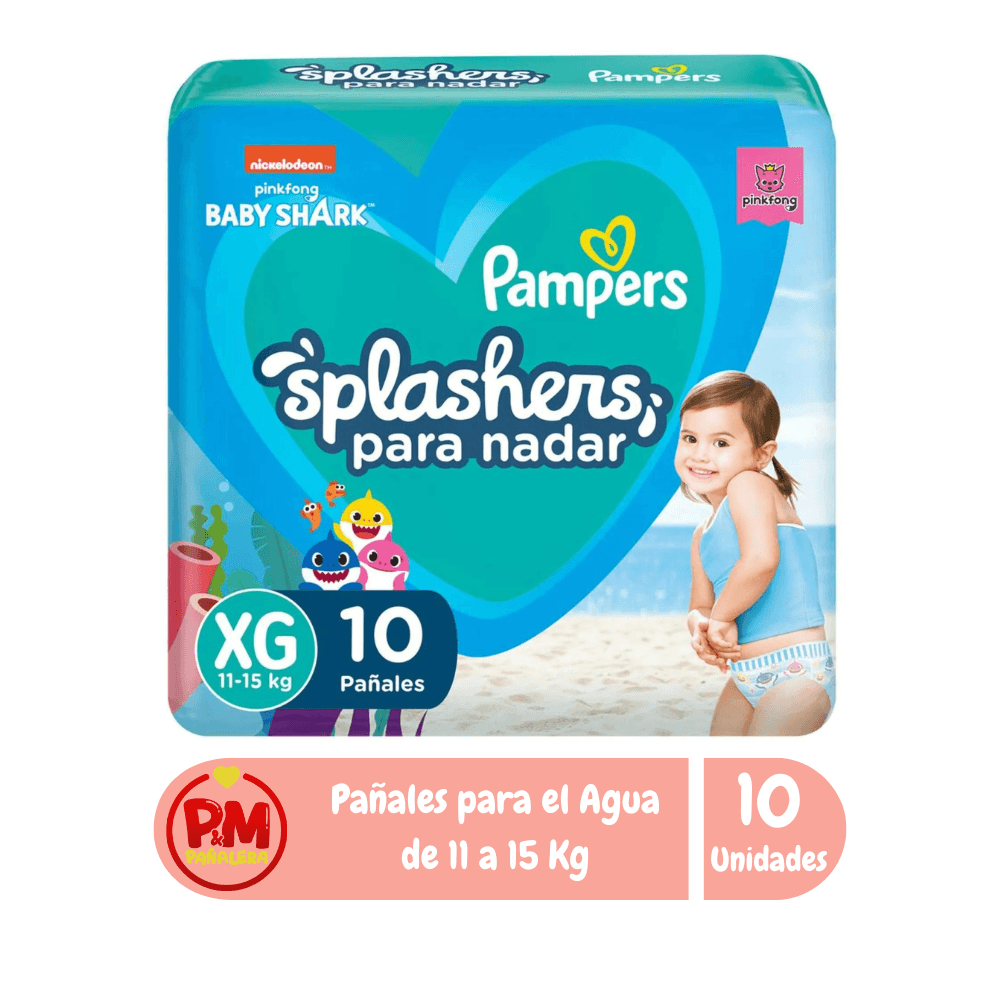 Pampers Splashers Pants para el Agua XG