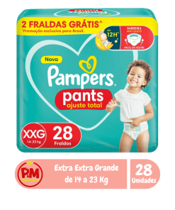 Pampers Pants Ajuste Total XXG