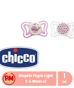 Chicco Chupete Physio Light Luminoso 2-6M X2 Nena