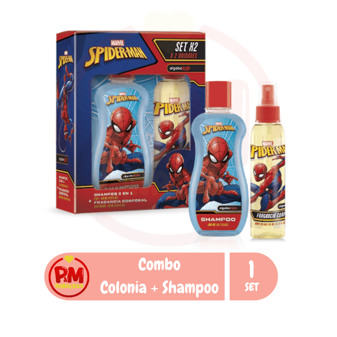 Algabo Shampoo + Colonia Spiderman
