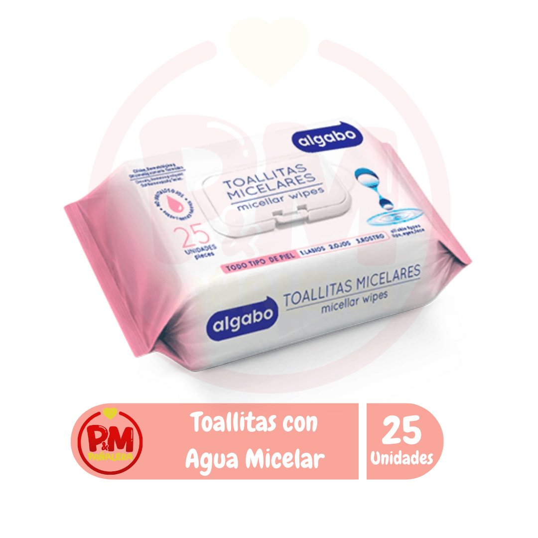 Algabo Toallitas de agua micelar