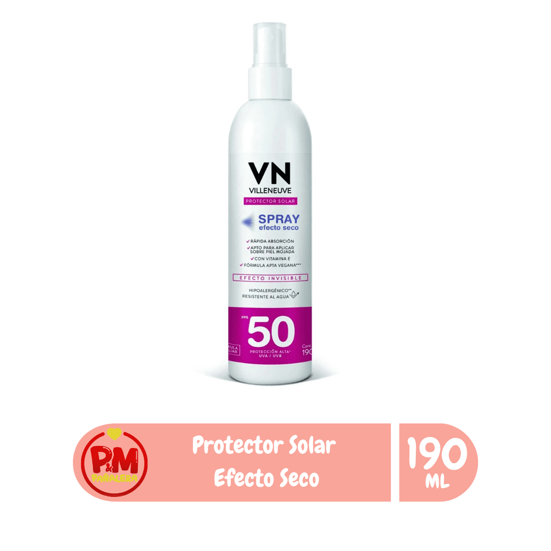 Villenueve Protector solar efecto seco FPS 50
