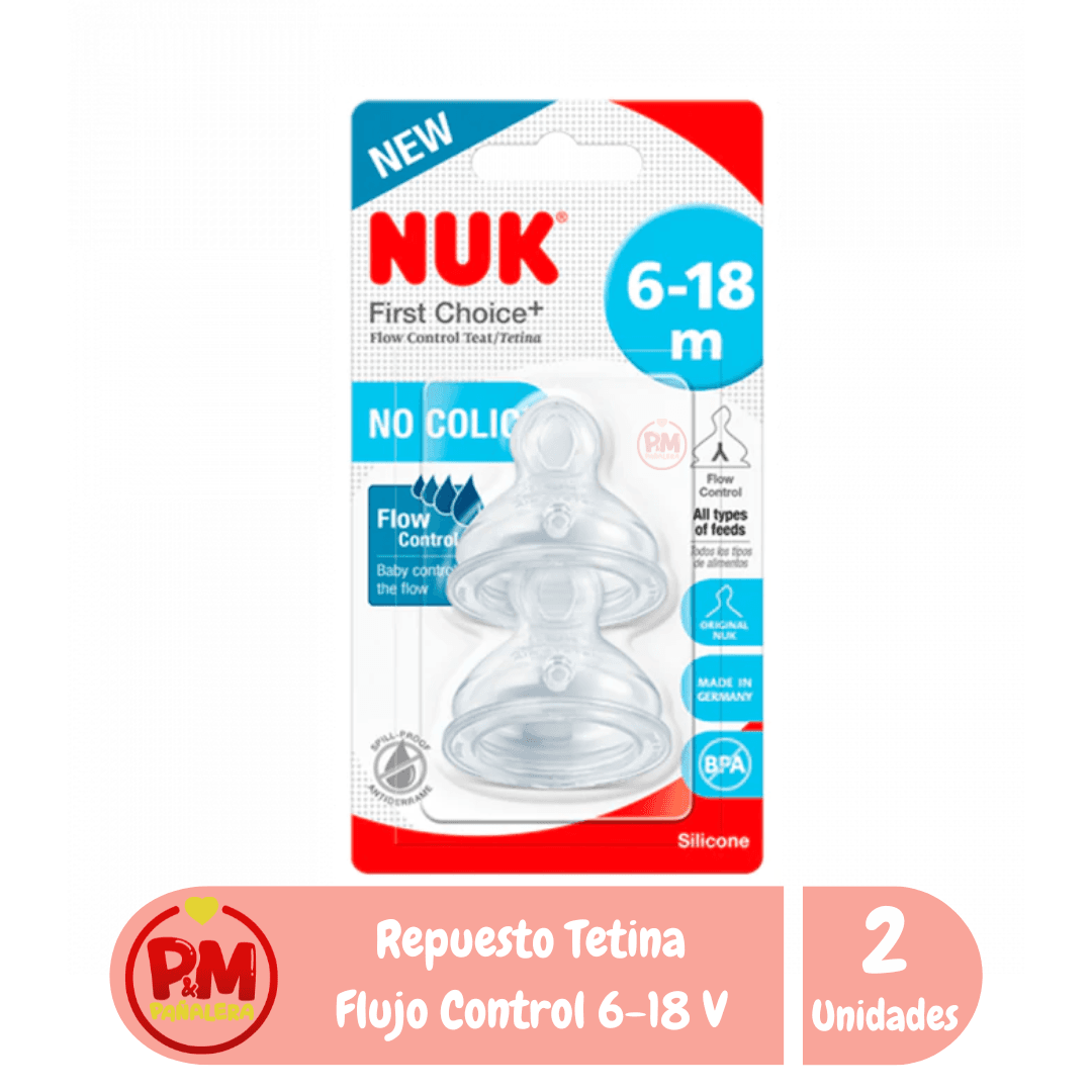 Tetina NUK First Choice + Control de Flujo