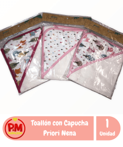 Priori Toallón con Capucha Nena