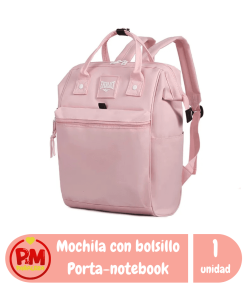 Mochila Boca de Pez Rosa