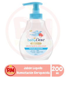 Dove Jabón Líquido de la Cabeza a los Pies Humectación Enriquecida