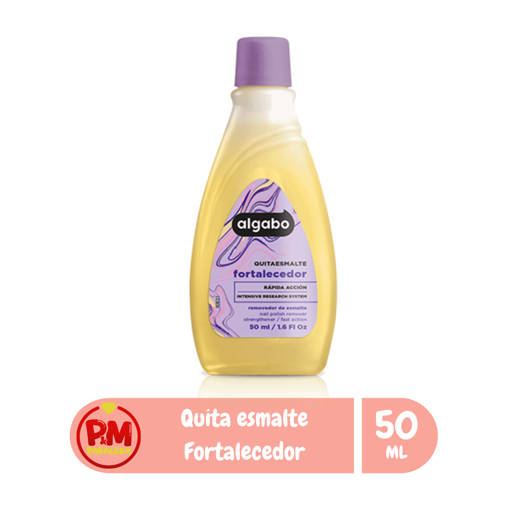 Algabo Quitaesmalte fortalecedor con silicona 50ml Algabo