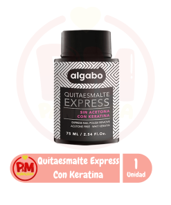 Algabo Quitaesmalte express con keratina