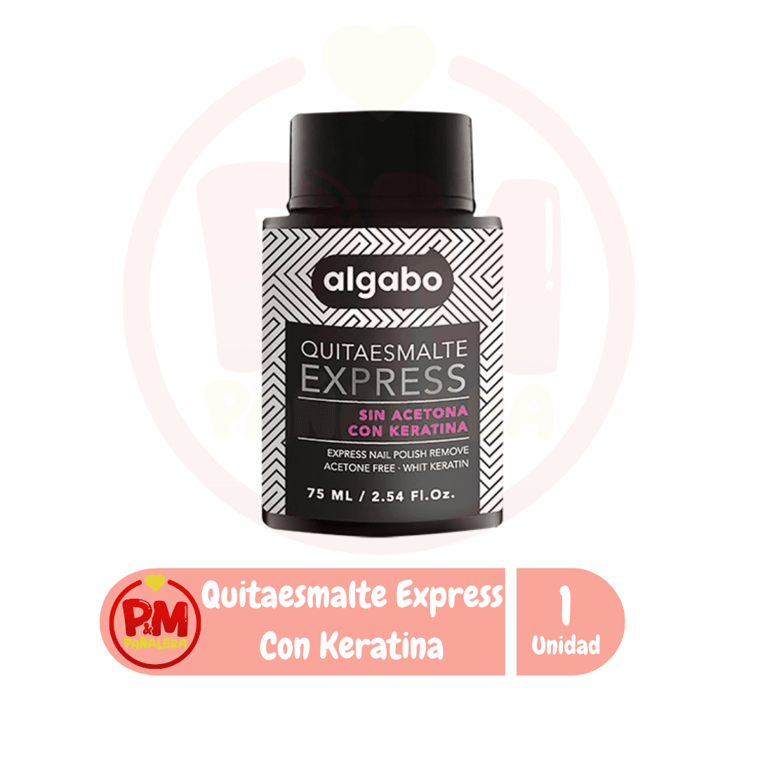 Algabo Quitaesmalte express con keratina