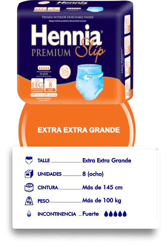 Hennia Slip Premium XG x8 - Imagen 2