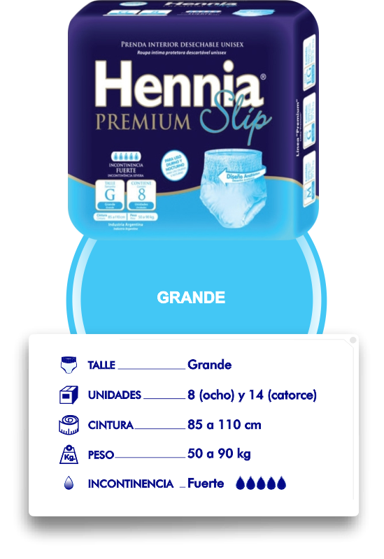 Hennia Slip Premium XG x8 - Imagen 3