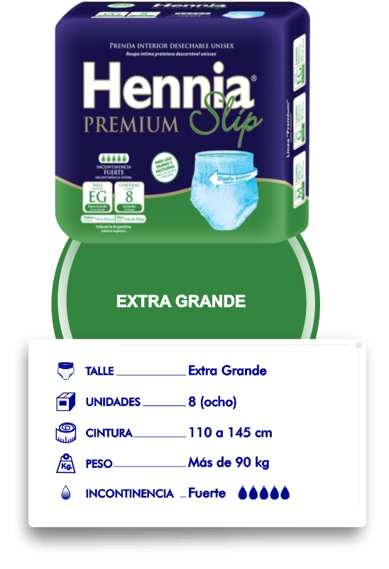 Hennia Slip Premium XG x8 - Imagen 4