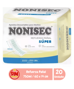 Nonisec Refuerza Pañal Súper x20