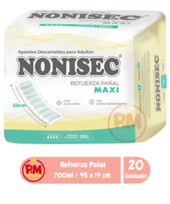 Nonisec Refuerza Pañal Maxi x20
