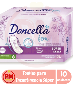 Doncella Toallas para Incontinencia Súper