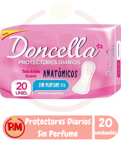 Doncella Protectores Diarios Sin Perfume x20