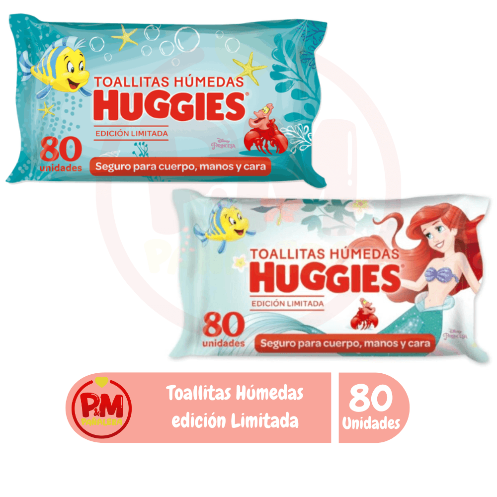 Huggies Disney Sirenita x80 (edición limitada)