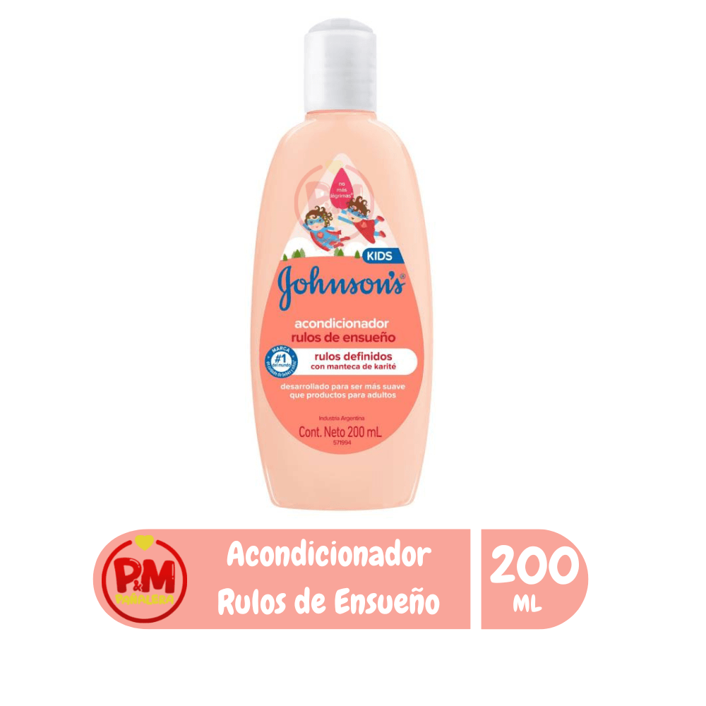Johnson´s Kids Acondicionador Rulos de Ensueño 200ml