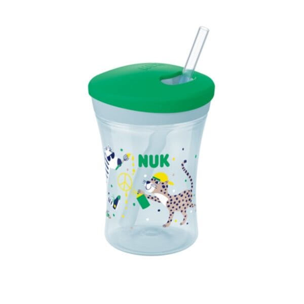 Vaso NUK Action Cup con sorbete flexible