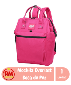 Mochila Everlast Boca de Pez Ficsia
