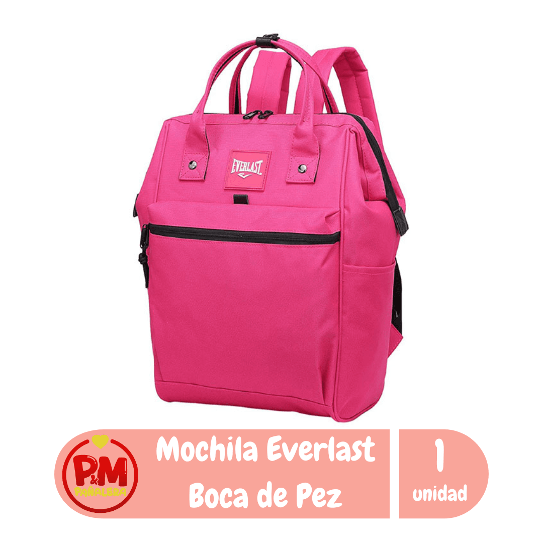 Mochila Everlast Boca de Pez Ficsia