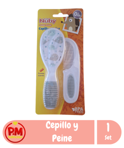 Nuby Cepillo y Peine Para Bebes Super Suaves