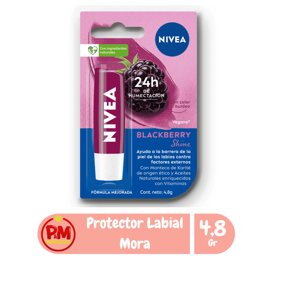 Nivea Protector Labial Humectante Blackberry