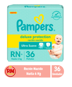 Pampers Deluxe Recién Nacido + x36