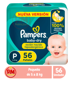 Pampers Baby Dry Pequeño