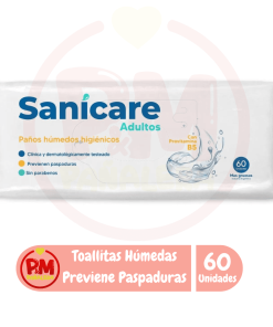 Sanicare Toallas Húmedas Adultos