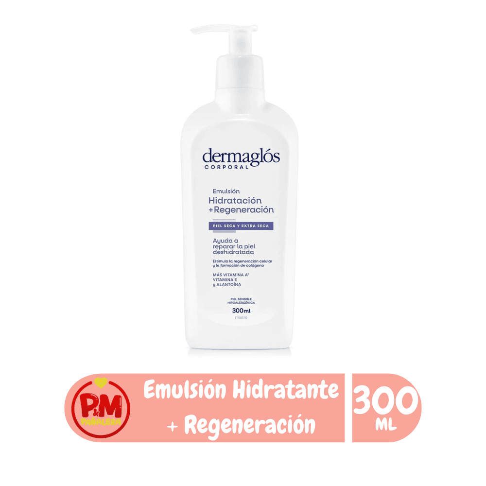 Dermaglós Emulsión Hidratante + Regeneración