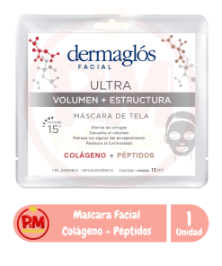 Dermaglós Máscara de Tela Ultra Volumen + Estructura