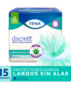 Protector diario TENA Discreet Largos sin alas