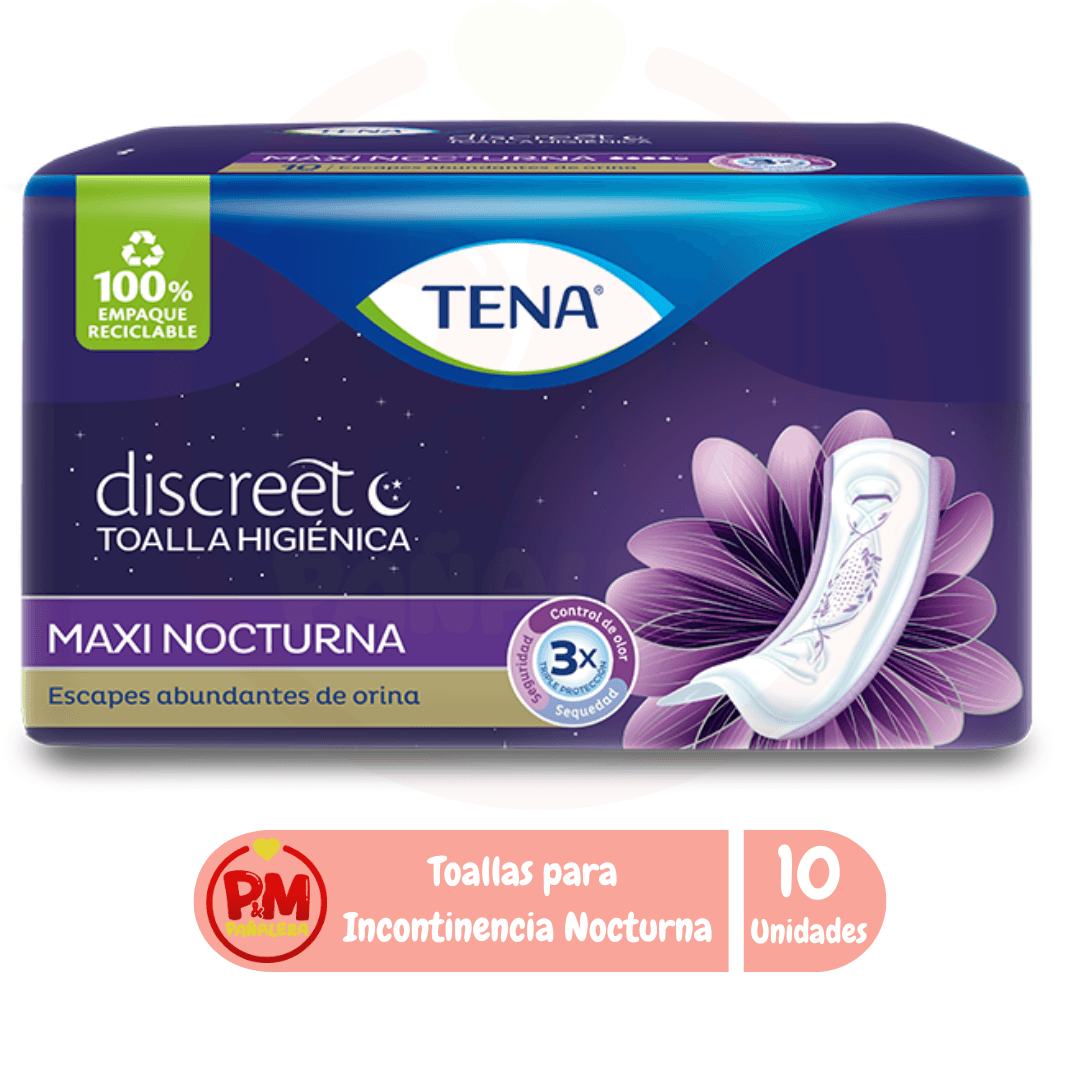Tena Toalla para Incontinencia Nocturna x10