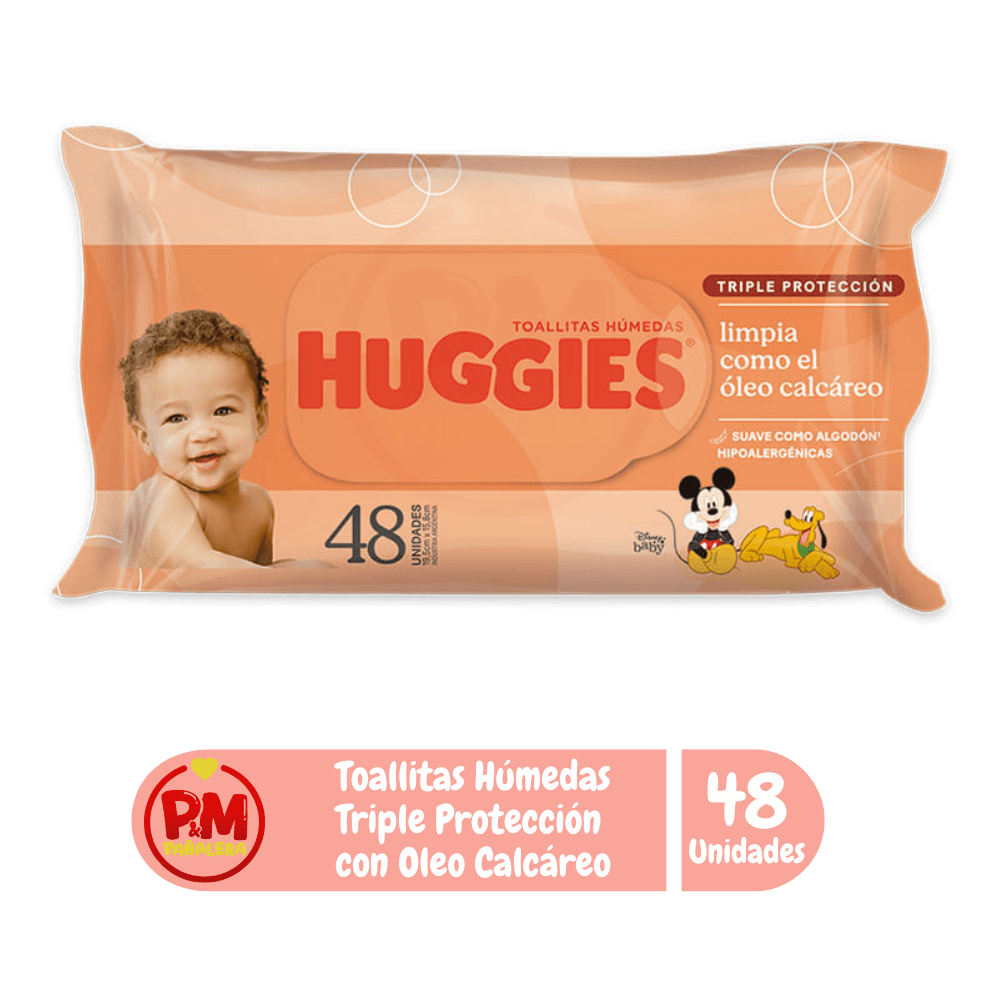Huggies Triple Protección con Oleo x48