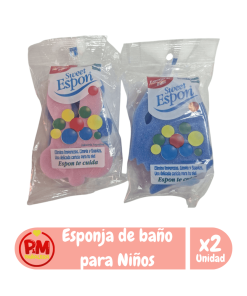 Esponja para Niños x2
