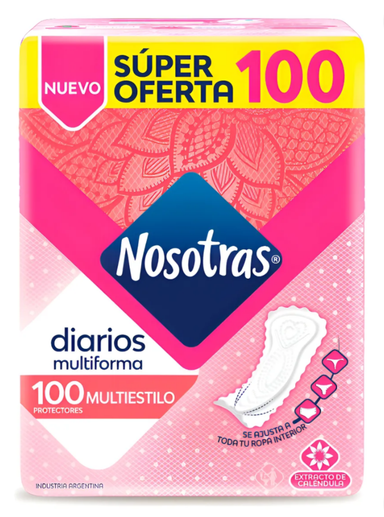 NOSOTRAS Protectores Diarios
Multiestilo x100