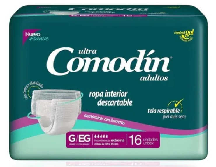 Comodín Ropa Interior Descartable x16