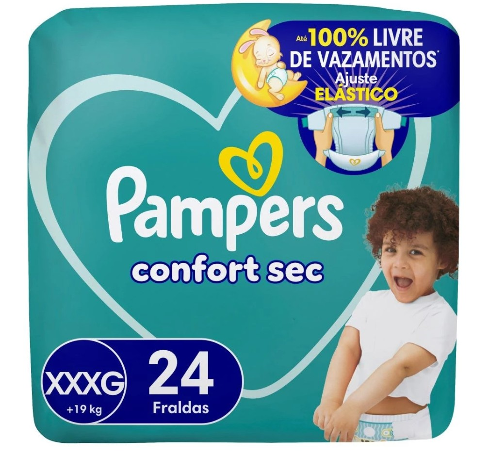 Pampers Confort Sec XXXG x24