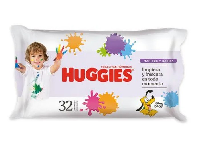 Huggies Toallitas Húmedas Manitos y Carita x32 u.