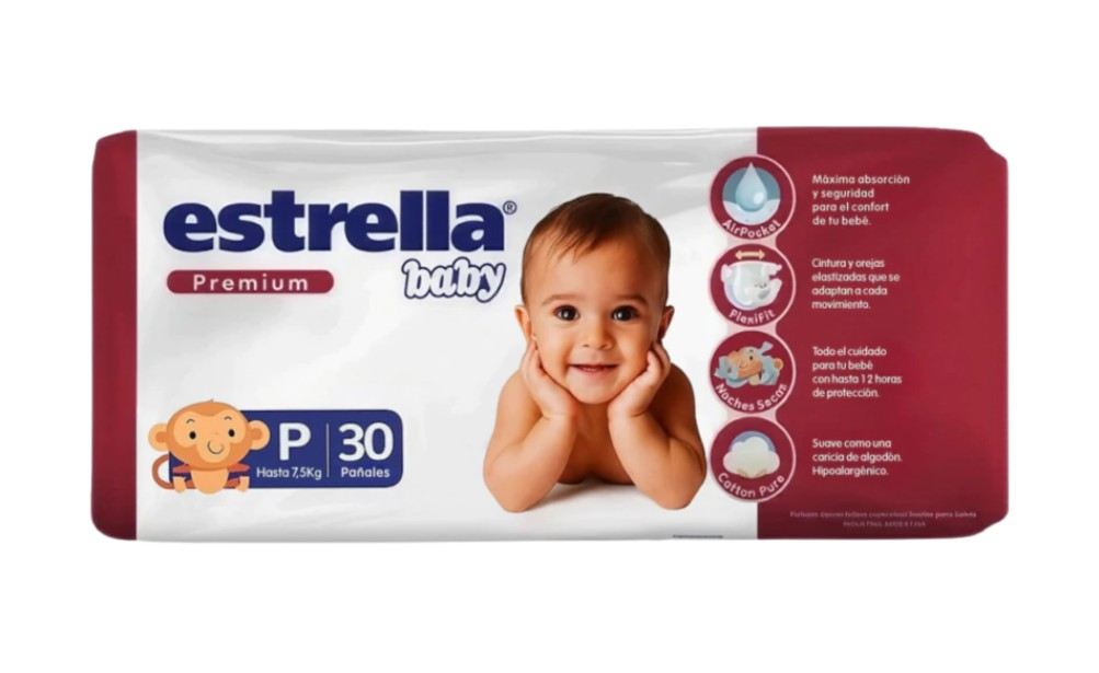 Estrella Baby Premium
Pequeño x 30 unid.