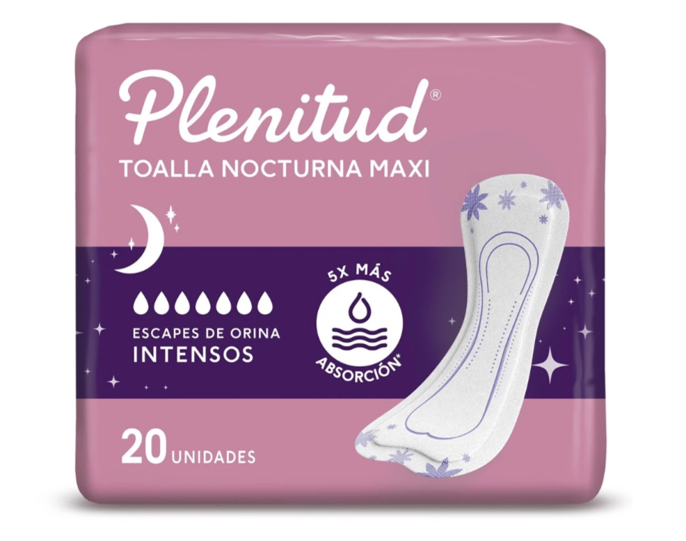 Plenitud Femme Toallas Nocturnas x20 unid.