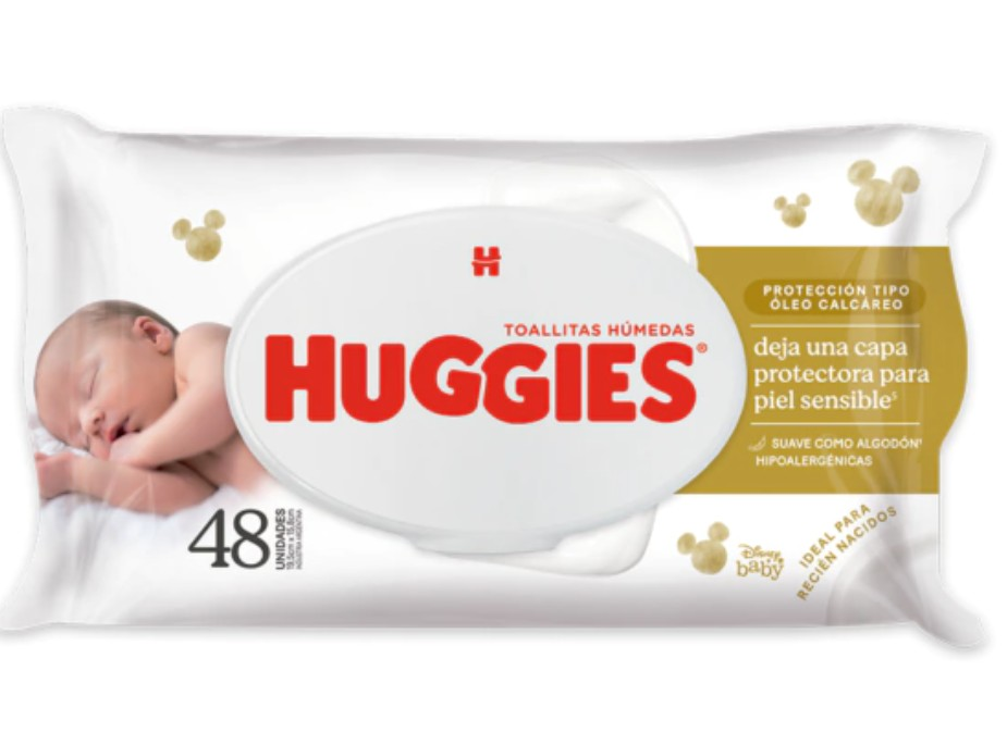 Huggies Toallitas Húmedas
Óleo Calcareo x48 unid.