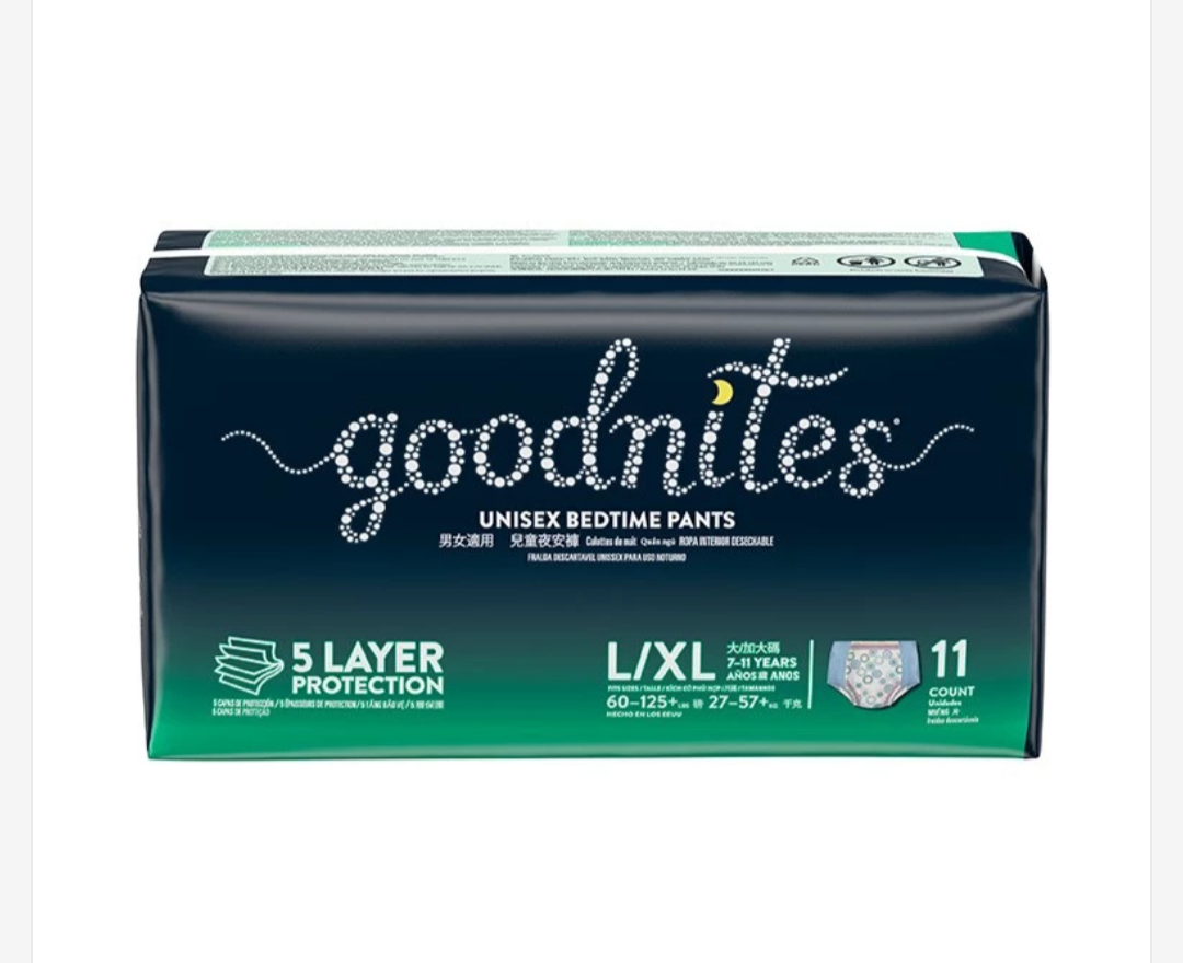 Goodnites Ropa Interior Juvenil
Talle L/XL   27-57Kg
