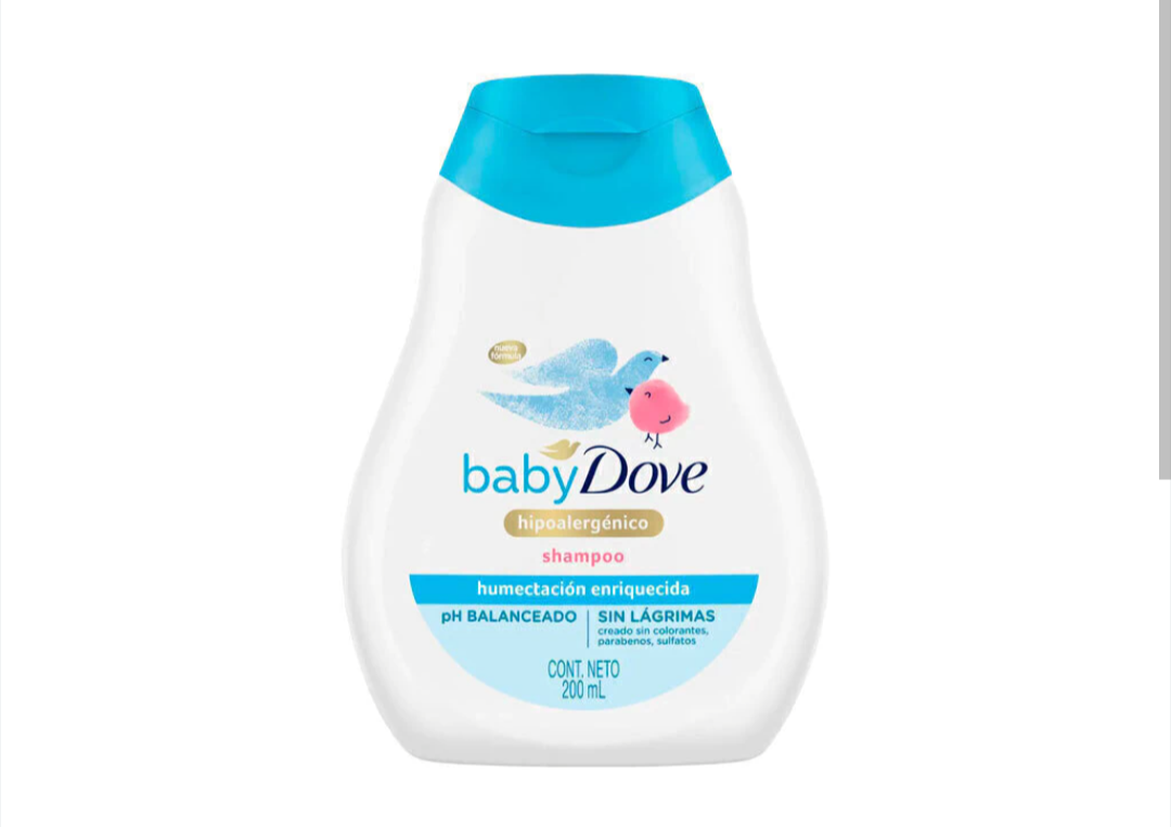 Dove Baby Hipoalergénico Shampoo
Humectación Enriquecida x200ml