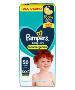Pampers Baby Dry XXXG
50 unid.